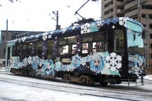 雪ミク電車