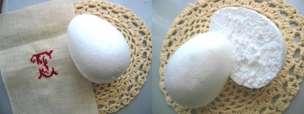 イースターエッグ 作り方 発泡スチロール